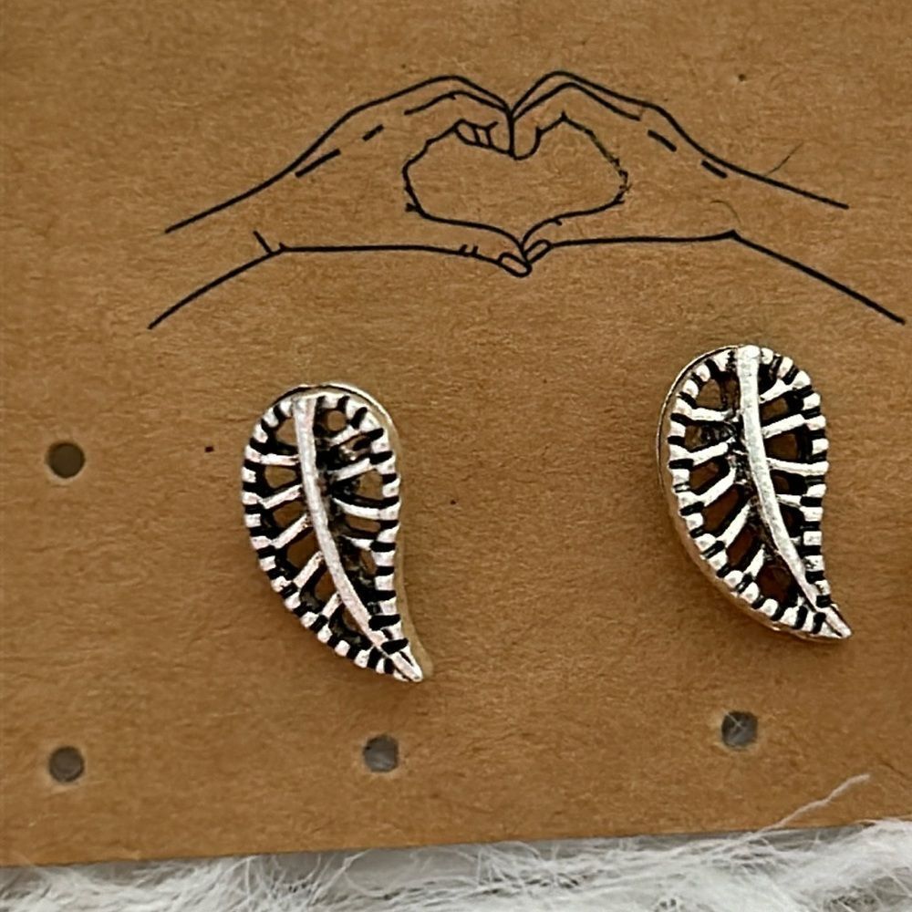 Silver earrings 